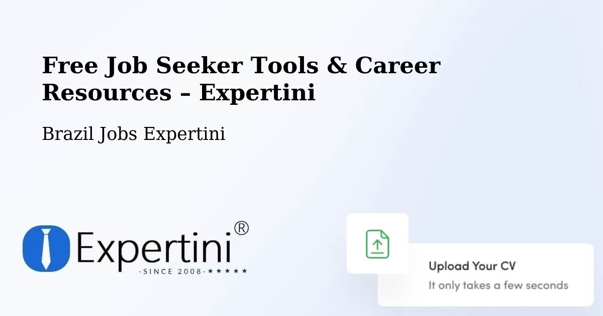 Free Job Seeker Tools & Career Resources – Itabira - Itabira, Brazil Jobs Expertini
