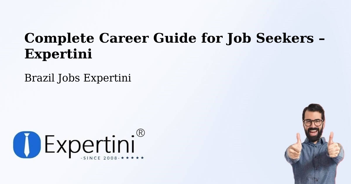 Career Guide for Job Seekers – Itabira - Itabira, Brazil Jobs Expertini